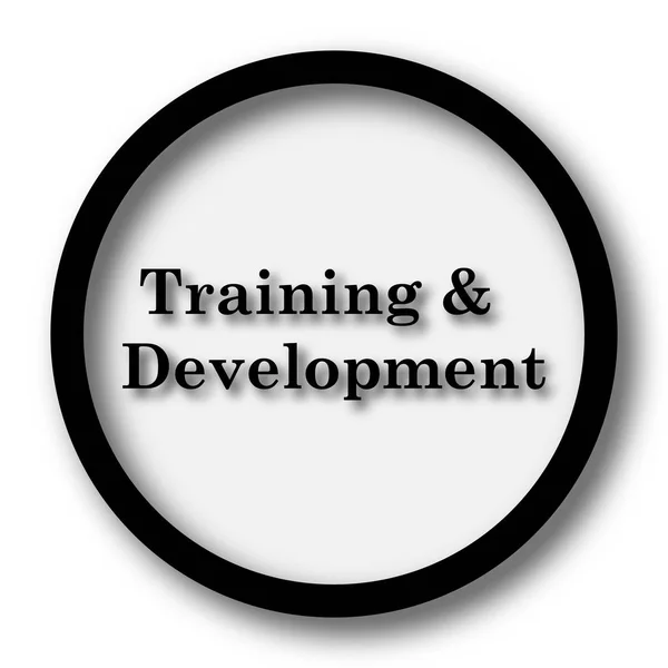 培训和发展图标 — 图库照片