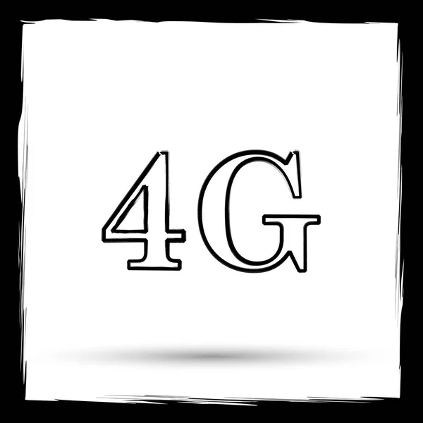 4 g 아이콘 — 스톡 사진