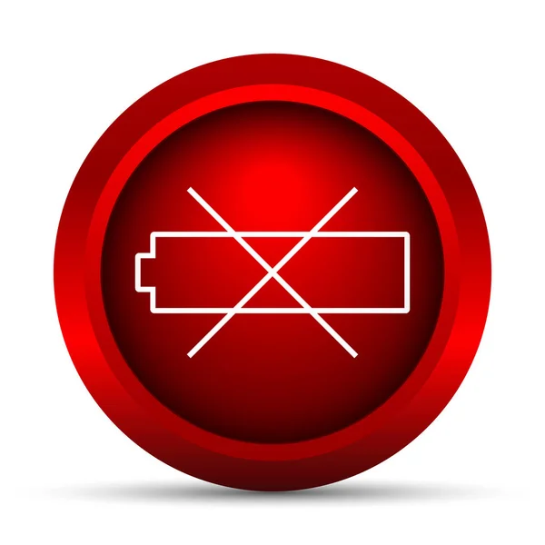 Lege batterijpictogram — Stockfoto