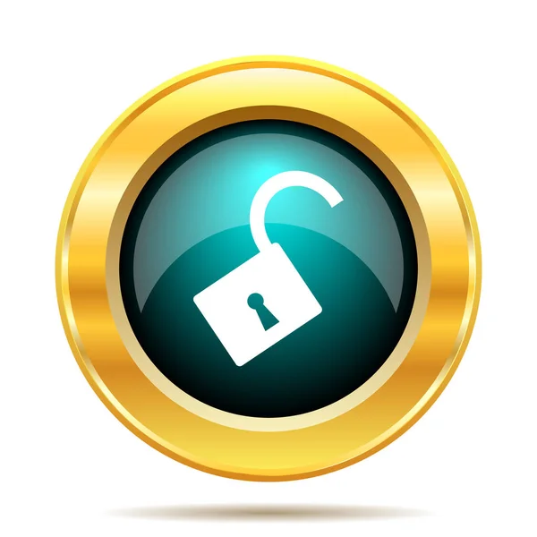 Open lock icon — Stock Photo, Image