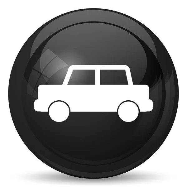 Car Icon Internet Button White Background — Stock Photo, Image