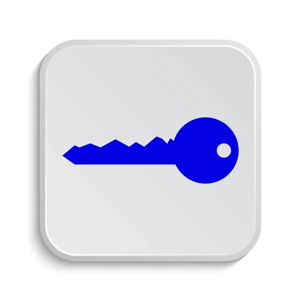 Key Icon Internet Button White Background — Stock Photo, Image