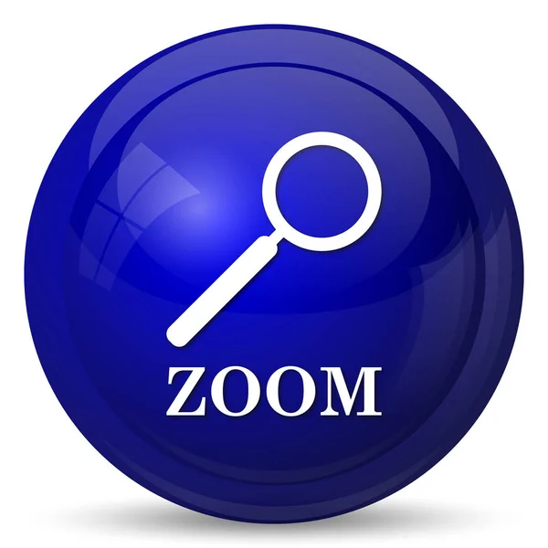 Zoom with loupe icon — Stock Photo, Image