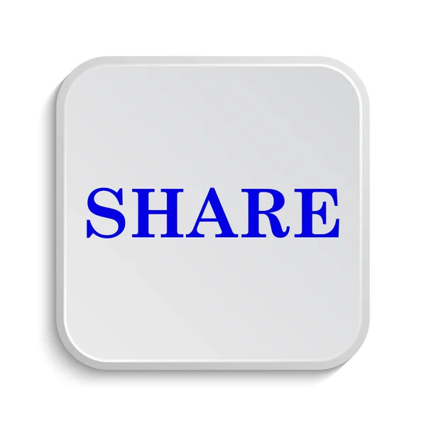 Share Icon Internet Button White Background — Stock Photo, Image