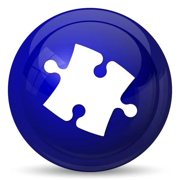 Puzzle piece icon — Stock Photo, Image