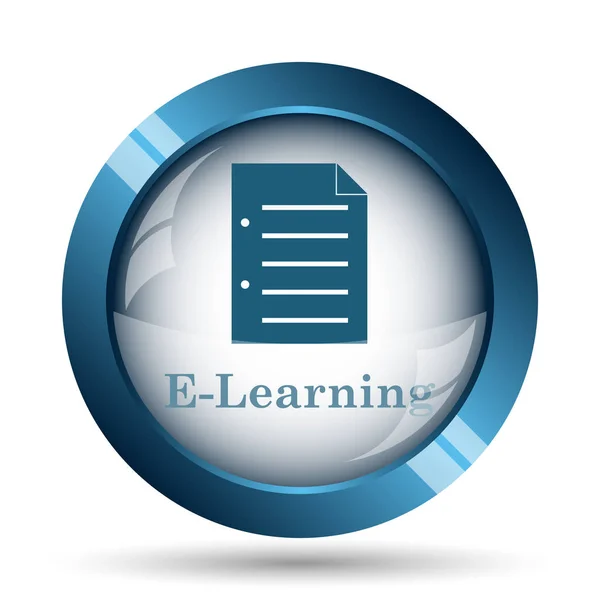 Ref Learning Icon Кнопка Интернет Белом Фоне — стоковое фото
