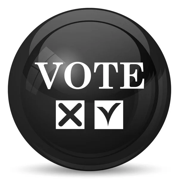 Голосування значок — стокове фото