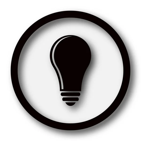 Light bulb - idea icon — Stock Photo, Image