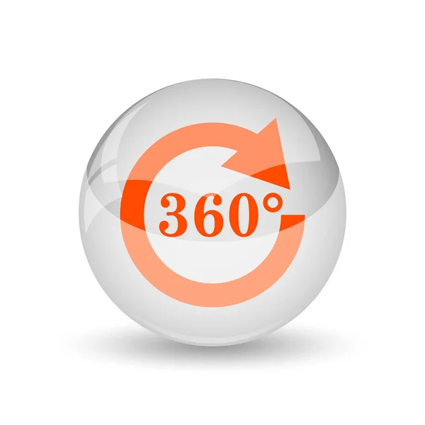 Reload 360 Icon Internet Button White Background — Stock Photo, Image