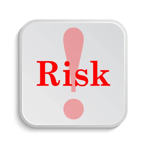 Ícone de risco — Fotografia de Stock