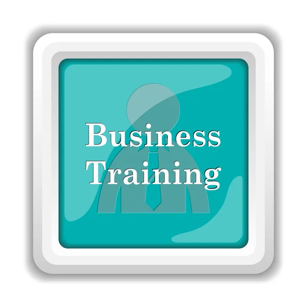 Business Training Icon Internet Button White Background — Stock Photo, Image