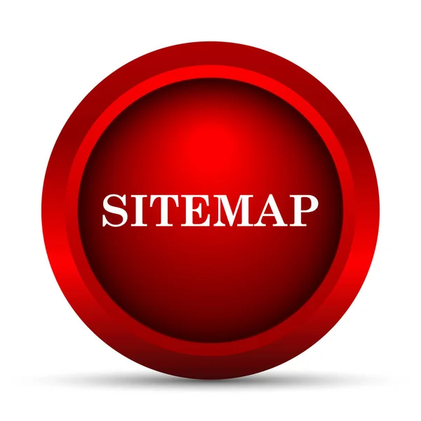 Sitemap Icon Internet Button White Background — Stock Photo, Image