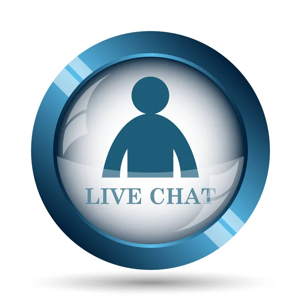 Live chat-pictogram — Stockfoto