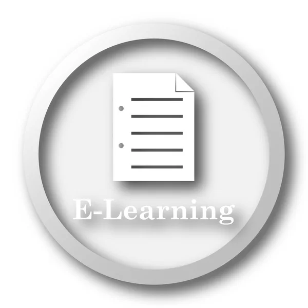 Ref Learning Icon Кнопка Интернет Белом Фоне — стоковое фото