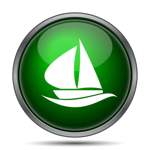 Zeilboot pictogram — Stockfoto