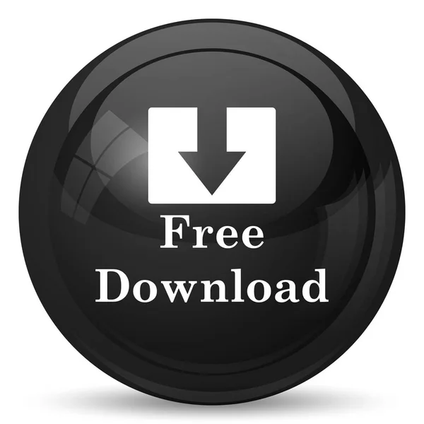 Free Download Icon Internet Button White Background — Stock Photo, Image