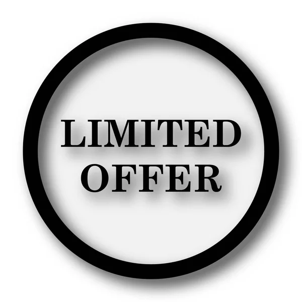 Limited offer icon. Internet button on white background