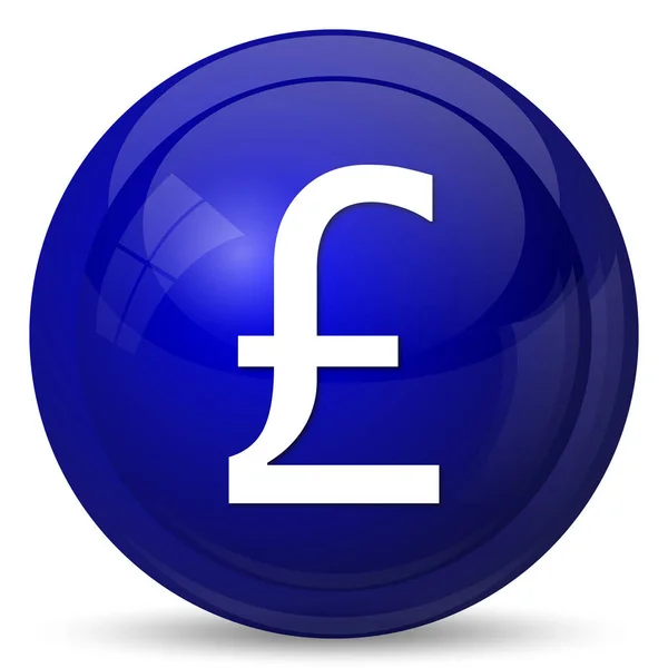 Pound icon — Stock Photo, Image