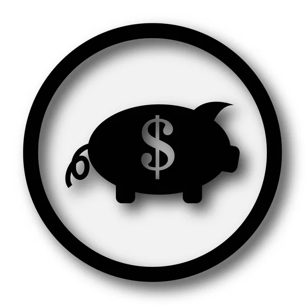 Economizar dinheiro ícone — Fotografia de Stock