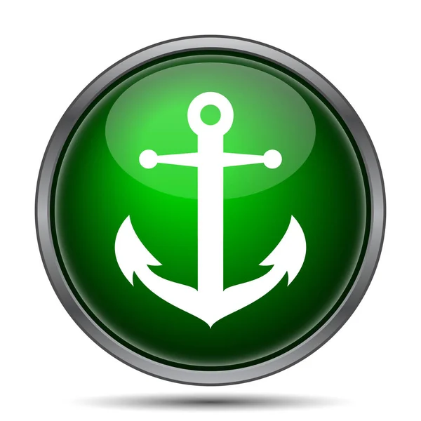 Anchor Icon Internet Button White Background — Stock Photo, Image
