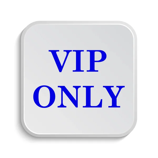 Vip Enige Pictogram Internet Knop Witte Achtergrond — Stockfoto