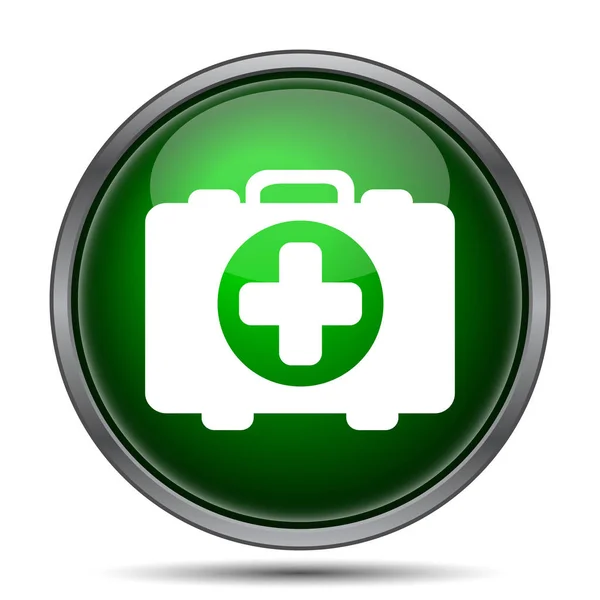 Medical Bag Icon Internet Button White Background — Stock Photo, Image