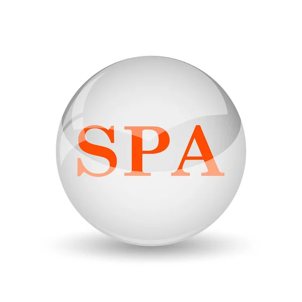 Spa Icon Internet Button White Background — Stock Photo, Image