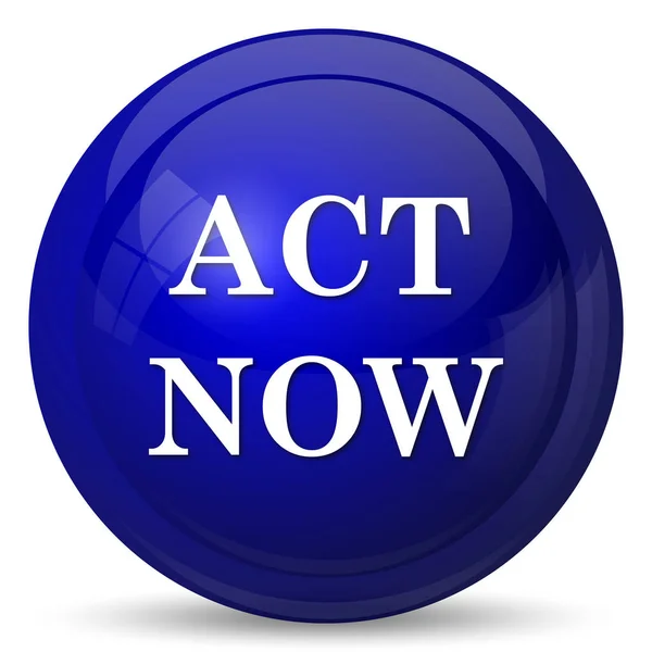 Act now icon — Stock Photo, Image