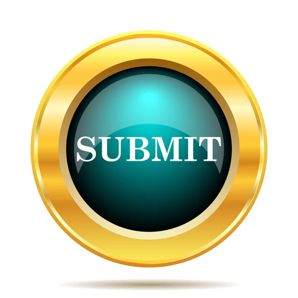 Submit Icon Internet Button White Background — Stock Photo, Image