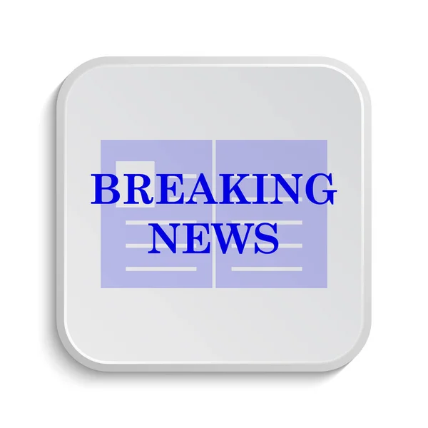 Breaking news icon — Stock Photo, Image