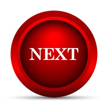 Sonraki simgesi. Beyaz arka plan üzerinde Internet düğmesi