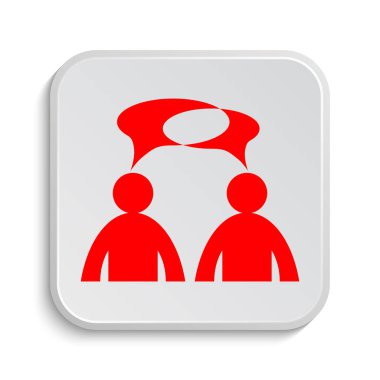 Yorumlar simgesi - kabarcıklar ile erkekler