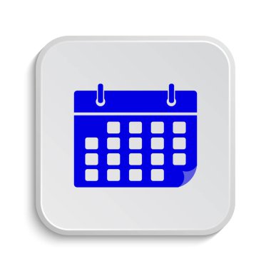 Takvim simgesini. Beyaz arka plan üzerinde Internet düğmesi