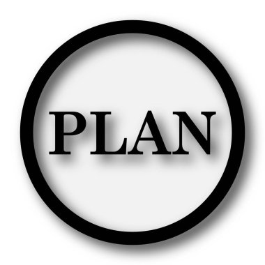 Planı simgesi. Beyaz arka plan üzerinde Internet düğmesi