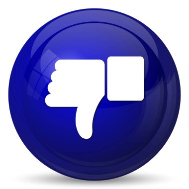 Başparmak simgesi. Beyaz arka plan üzerinde Internet düğmesi