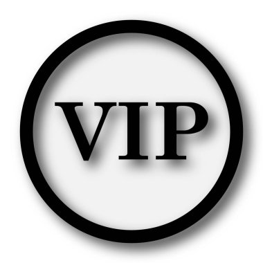 VIP simgesi. Beyaz arka plan üzerinde Internet düğmesi