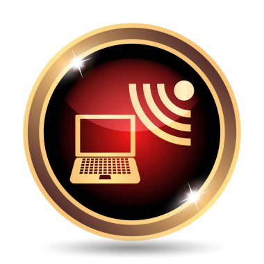 kablosuz dizüstü bilgisayar simgesi