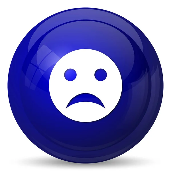 Sad smiley icon — Stock Photo, Image