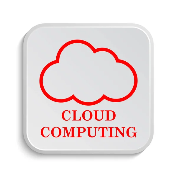 Icona del cloud computing — Foto Stock