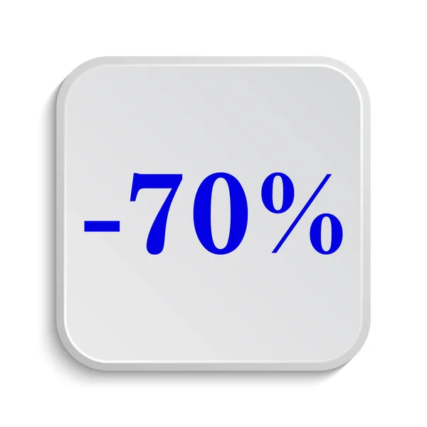 Ícone de desconto de 70 por cento — Fotografia de Stock