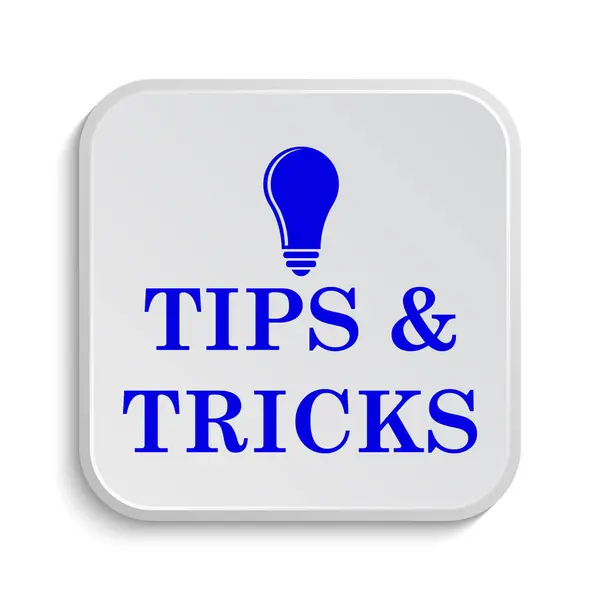 Tipps Und Tricks Internet Taste Auf Weißem Hintergrund — Stockfoto