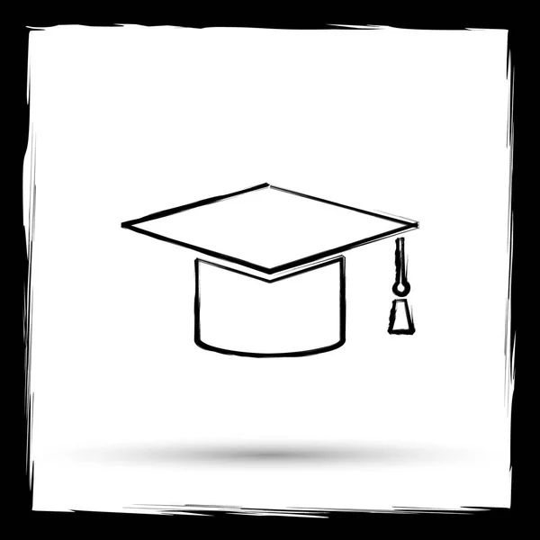 Icono de graduación — Foto de Stock