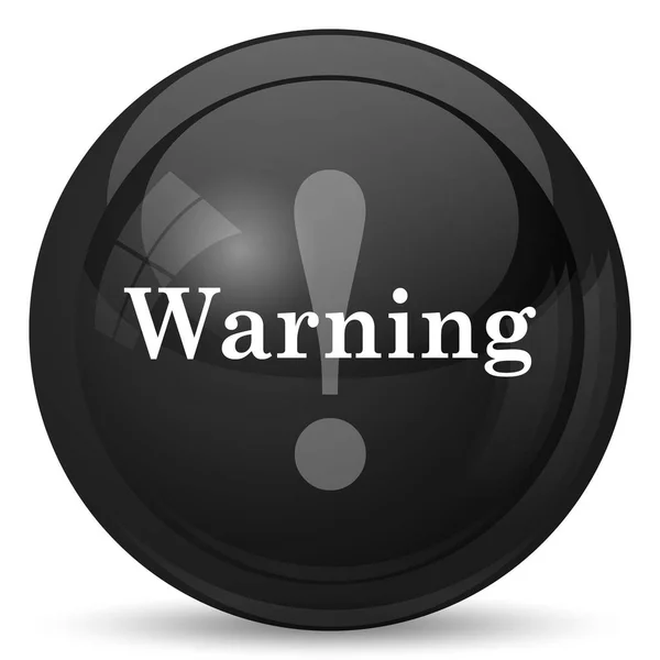 Warnsymbol Internet Taste Auf Weißem Hintergrund — Stockfoto