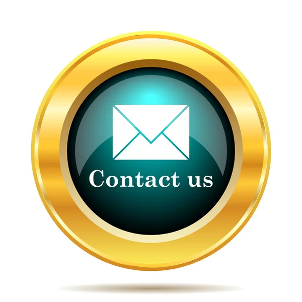 Contact us icon — Stock Photo, Image