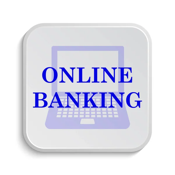 Εικονίδιο online τραπεζικές συναλλαγές — Φωτογραφία Αρχείου