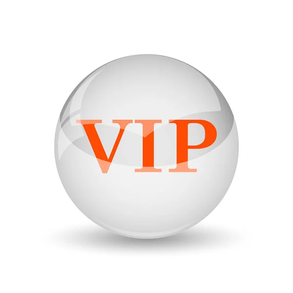 Vip Pictogram Internet Knop Witte Achtergrond — Stockfoto