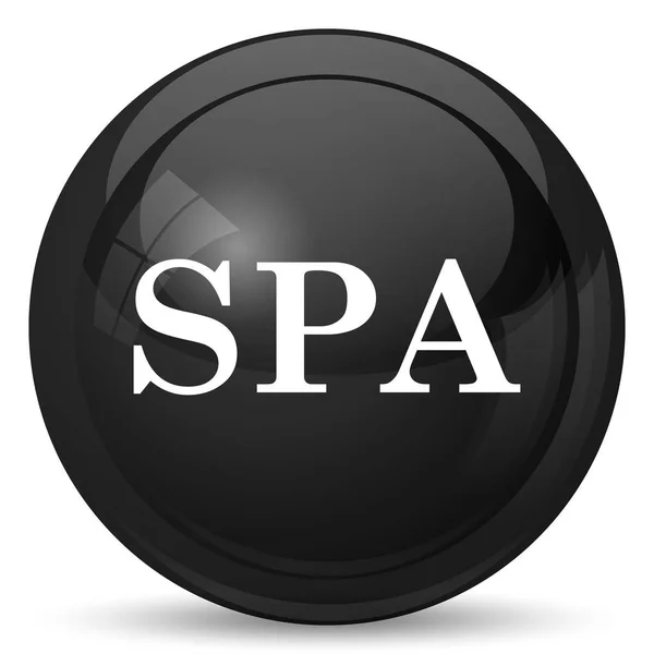 スパのアイコン 白い背景の上のインター ネット ボタン — ストック写真