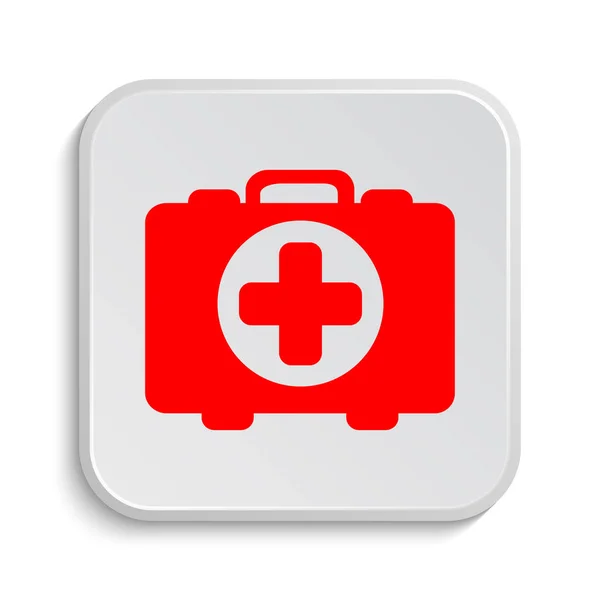 Medical Bag Icon Internet Button White Background — Stock Photo, Image