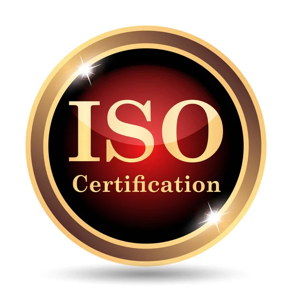 Iso icono de certificación — Foto de Stock