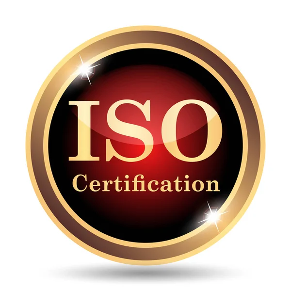 Icône de certification iso — Photo